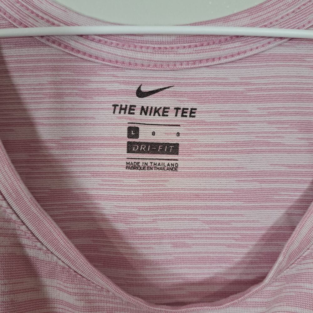 Nike Pink Racerback Dri Fit Athletic Workout Tank Women's Large - Picture 4 of 5